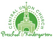 central union church preschool and kindergarten logo green on white