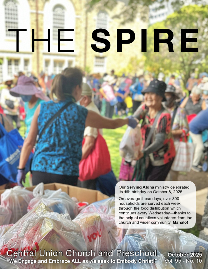 October 2025 Spire cover of Serving Aloha food distribution
