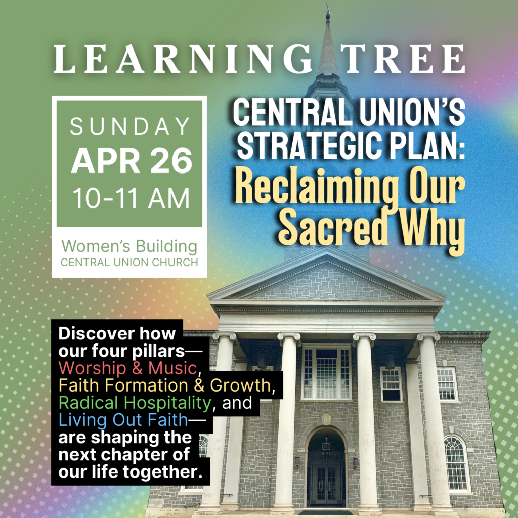 Learning Tree on April 26, Central Union's Strategic Plan: Reclaiming Our Sacred Why