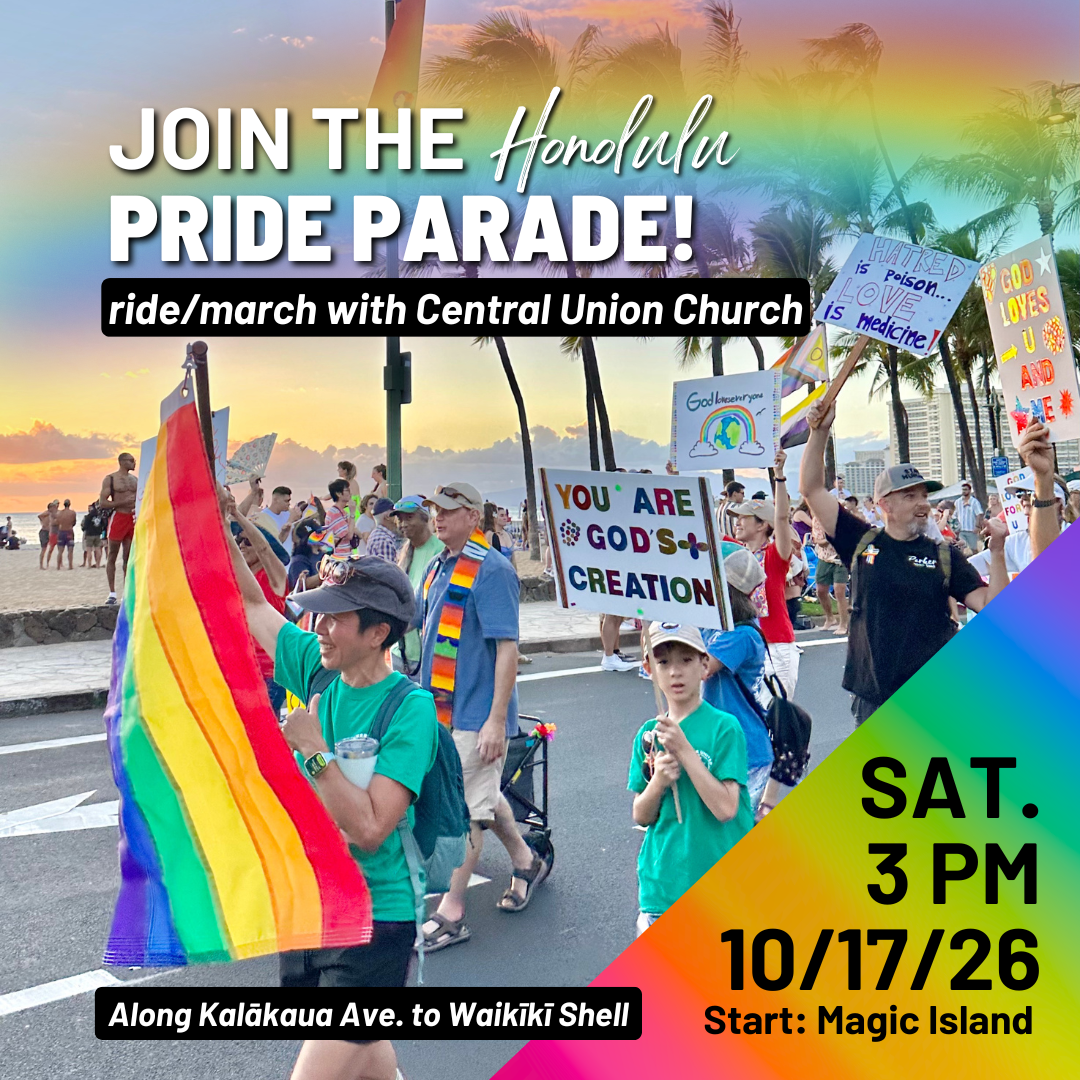 Join the Honolulu Pride Parade with Central Union Church