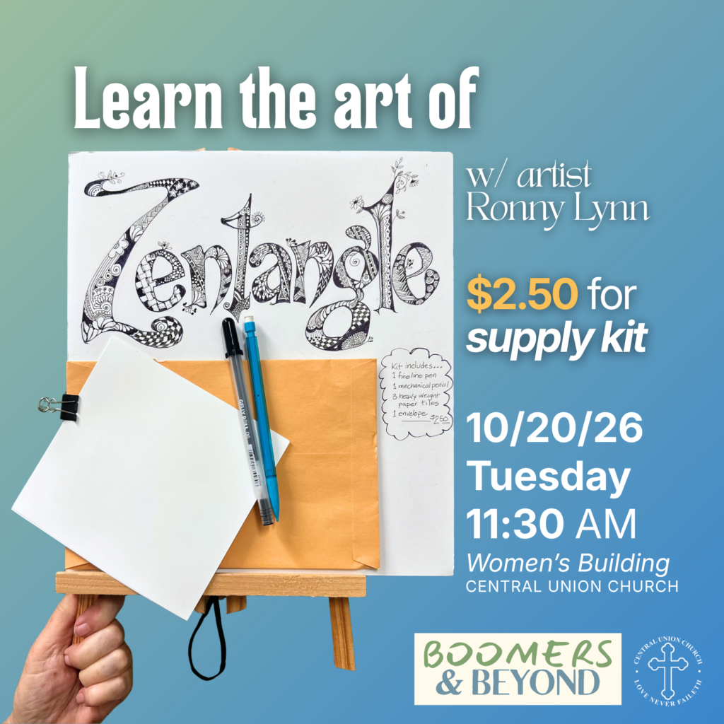Learn the art of Zentangle