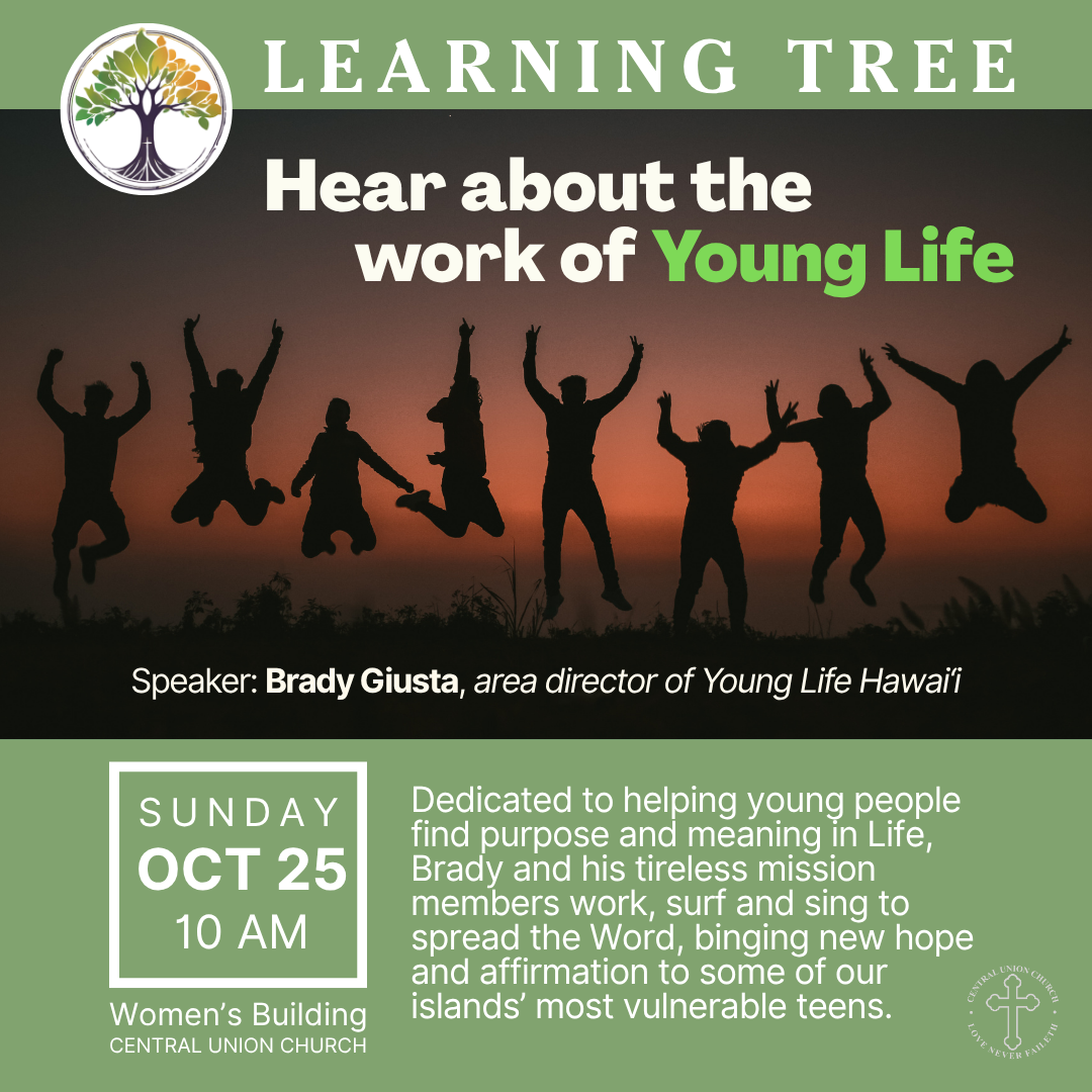 Learning Tree on October 25 with Brady Giusta of Young Life